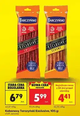 Biedronka Kabanosy Exclusive chilli oferta