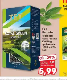 Kaufland TET Herbata liściasta oferta