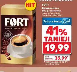 Kaufland Kawa mielona Fort oferta