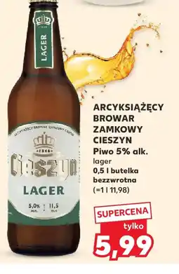 Kaufland Piwo Cieszyn Lager oferta