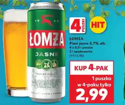 Kaufland Lomża Piwo jasne oferta
