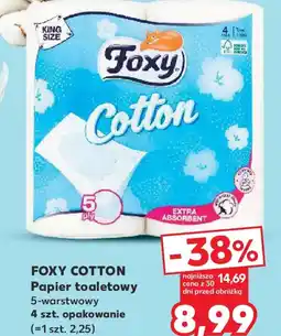 Kaufland Foxy Papier toaletowy Cotton oferta