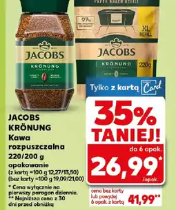 Kaufland Jacobs Kawa rozpuszczalna oferta