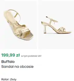 Deichmann Buffalo Sandał na obcasie oferta