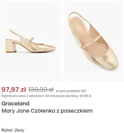 Deichmann Graceland Mary Jane Czółenka z paseczkiem oferta