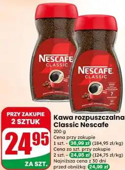 Dino Kawa rozpuszczalna Classic Nescafe oferta