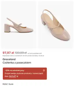 Deichmann Graceland Czółenka z paseczkiem oferta