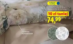 Lidl Pościel satynowa z bawełny 220 x 200 cm oferta