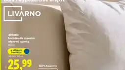 Lidl Prześcieradło z bawełny satynowej z gumką 90-100×200 cm oferta