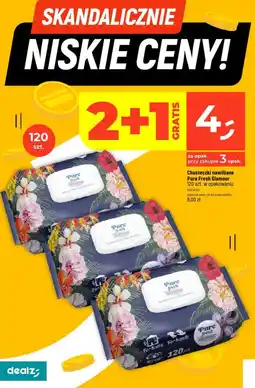 Dealz Chusteczki nawilżane Pure Fresh Glamour oferta