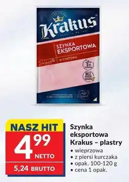 Makro Szynka eksportowa Krakus – plastry oferta