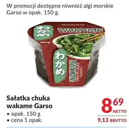 Makro Sałatka chuka wakame Garso oferta