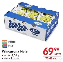 Makro Winogrona białe oferta