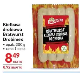 Makro Kiełbasa drobiowa Bratwurst Drobimex oferta