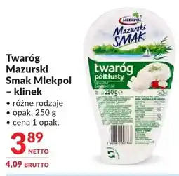 Makro Twaróg Mazurski Smak Mlekpol - klinek oferta