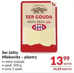 Makro Ser żółty Mlekovita - plastry, różne rodzaje oferta