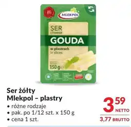 Makro Ser żółty Mlekpol - plastry, różne rodzaje oferta