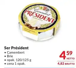 Makro Ser Président Camembert Brie oferta