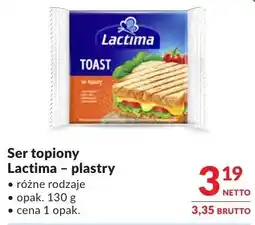 Makro Ser topiony Lactima toast - plastry, różne rodzaje oferta