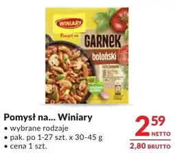 Makro Pomysł na... Winiary wybrane rodzaje oferta