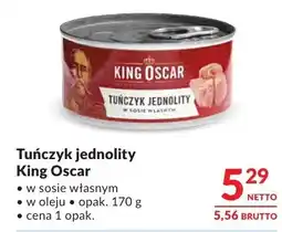 Makro Tuńczyk jednolity King Oscar w sosie własnym w oleju oferta