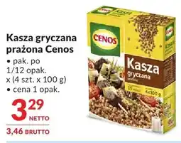 Makro Kasza gryczana prażona Cenos oferta
