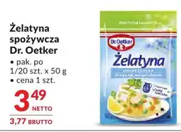 Makro Żelatyna spożywcza Dr. Oetker oferta