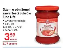 Makro Dżem o obniżonej zawartości cukrów Fine Life oferta
