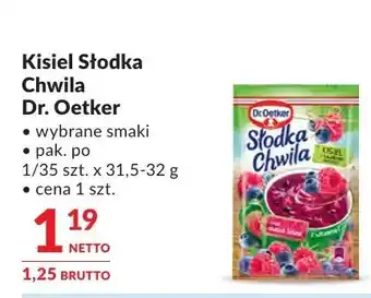 Makro Kisiel Słodka Chwila Dr. Oetker oferta