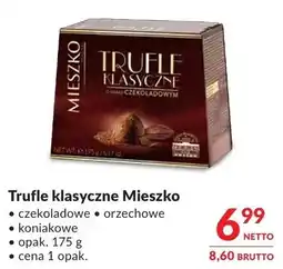 Makro Trufle klasyczne Mieszko czekoladowe, orzechowe, koniakowe oferta