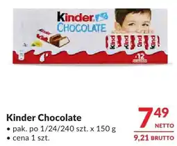 Makro Kinder Chocolate oferta