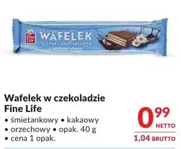 Makro Wafelek w czekoladzie Fine Life śmietankowy, kakaowy, orzechowy oferta