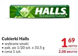 Makro Cukierki Halls oferta