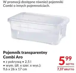 Makro Pojemnik transparentny Combi Aro oferta