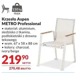 Makro Krzesło Aspen METRO Professional oferta