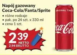 Makro Napój gazowany Coca-Cola/Fanta/Sprite różne rodzaje oferta
