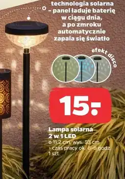 Netto Lampa solarna 2 w 1 LED oferta