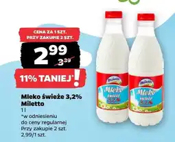 Netto Mleko świeże 3,2% oferta