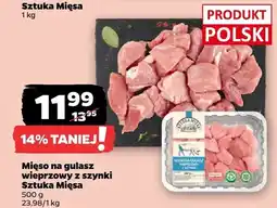 Netto Mięso na gulasz wieprzowy z szynki oferta