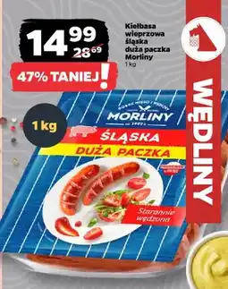 Netto Kiełbasa wieprzowa śląska duża paczka oferta