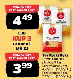 Netto Ser rycki ryki różne rodzaje plastry oferta