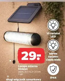 Netto Lampa solarna kinkiet oferta