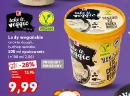 Kaufland Lody wegańskie cookie dough, burbon wanilia różne rodzaje oferta