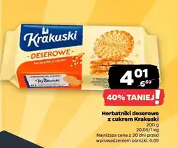 Netto Herbatniki deserowe z cukrem oferta