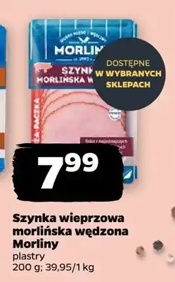 Netto Szynka wieprzowa morlińska wędzona oferta
