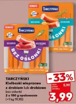 Kaufland Kiełbaski wieprze z drobiem lub drobiowe bez osłonki oferta