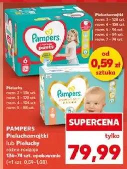 Kaufland Pieluchomajtki lub pieluchy różne rodzaje oferta