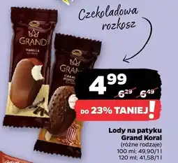 Netto Lody na patykę Grand Koral (różne rodzaje) oferta