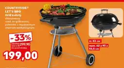 Kaufland Grill kulisty chromowany ruszt do grillowania, palenisko z regulowanym otworem wentylacyjnym oferta