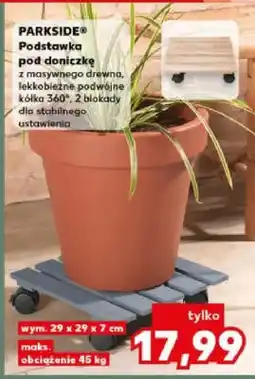 Kaufland Podstawka pod doniczkę z masywnego drewna oferta